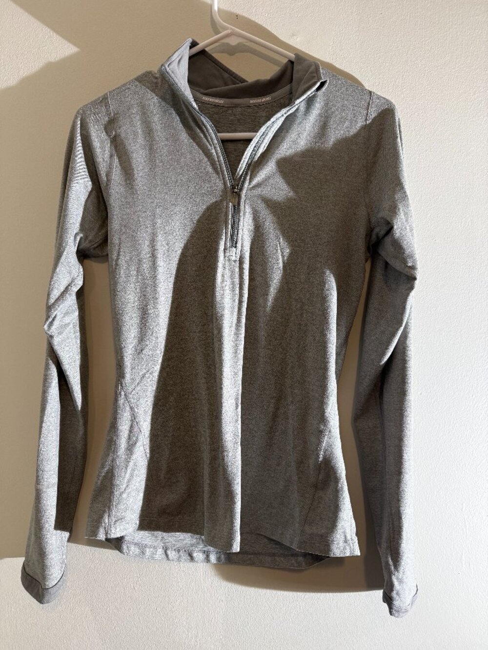 Nike Running Gray Dri-FIT Element Half Zip Pullover Top  | XS